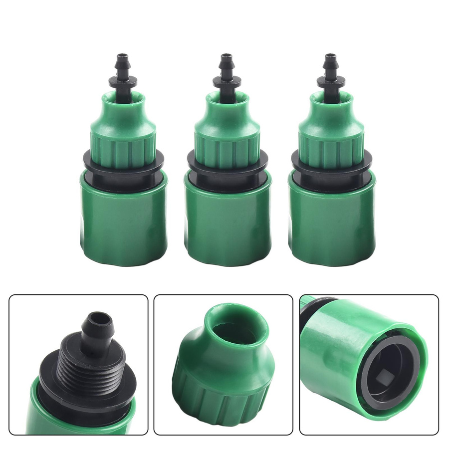Betterlife Household Schlauch Schnell Anschluss Adapter aus Kunststoff, Farbe: Grün, für 4/7mm und 8/11mm - Bild 2