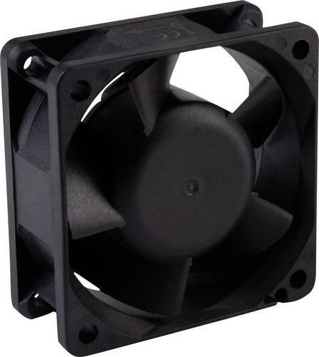 Wallair Axiallüfter 20100304 12 V/DC Schwarz B/H/T: 60 x 60 x 25 mm - Bild 1