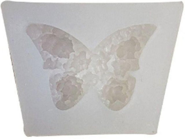 Houspace Silikonform Schmetterling für Duftkerzen und Seifen in Grau und Weiß - Bild 1
