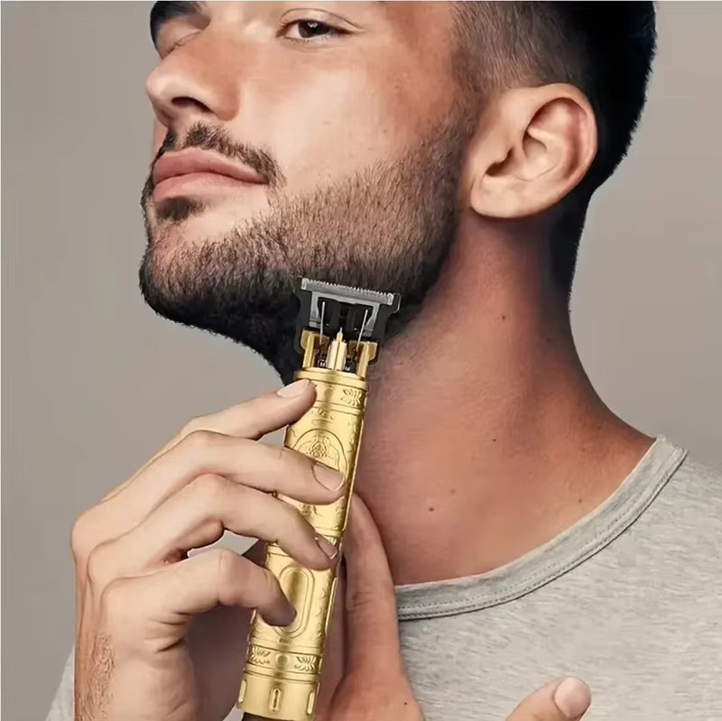 Vintage Haar- und Barttrimmer, Gold, Herren - Bild 5