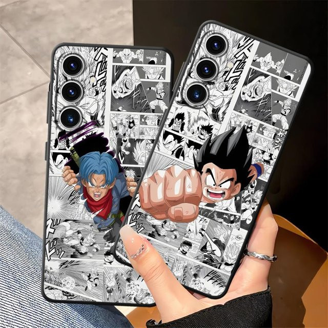 Dragon Ball Handyhülle für Samsung Galaxy A-Serie in Schwarz und Multicolour, weiche Schutzhülle - Bild 1