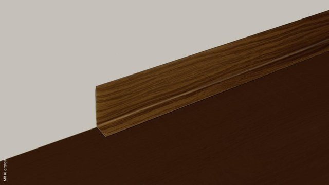 POCOline Sockelleiste aus PVC in Braun, B/H/T: 500 x 5 x 1,5 cm - Bild 1