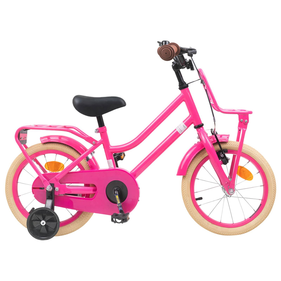 VD Home Furnishing Kinderfahrrad 16 Zoll Dunkelrosa - Bild 1