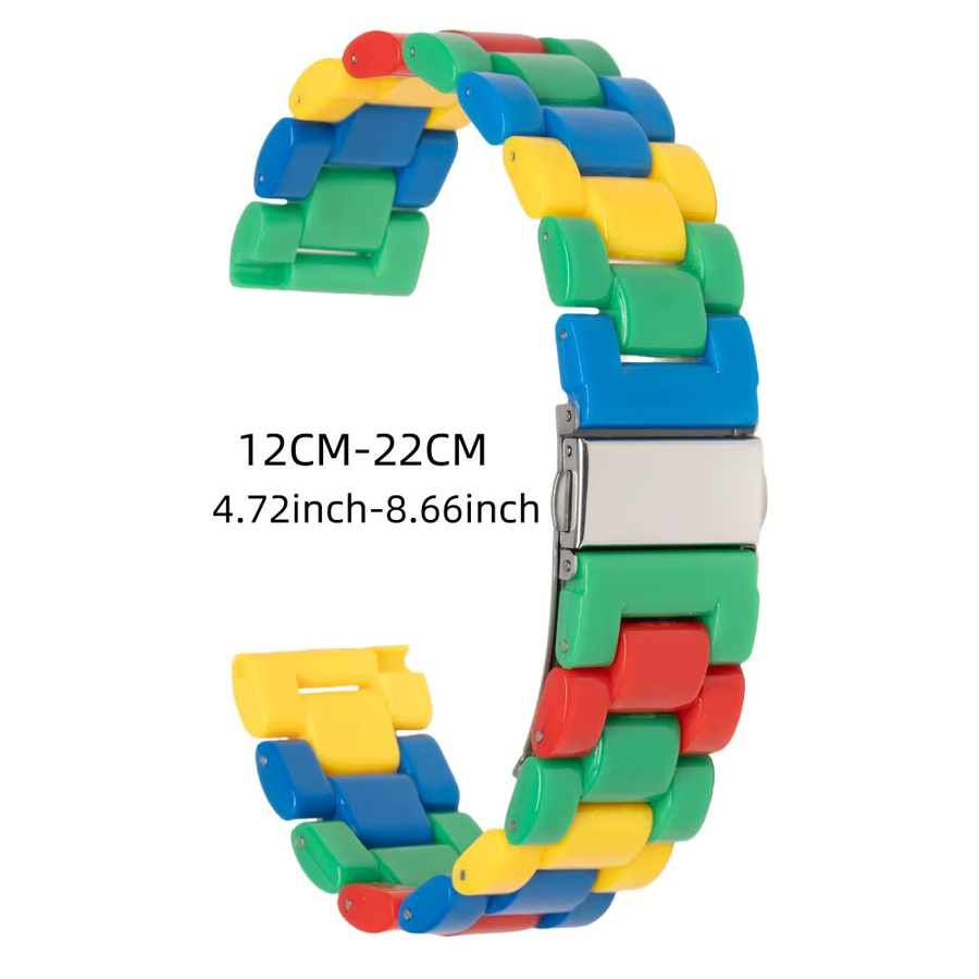 DAINU Uhrenarmband Acryl, Bunt, Unisex, für Google Pixel Watch 1/2/3 41 mm - Bild 2