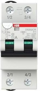 ABB RCBO FI-Schutzschalter und Leitungsschutzschalter 13A 0,03A 230V in Weiß - Bild 1