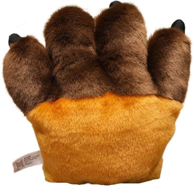 Binchi Fitness Tierpfoten-Handschuhe, Schwarz, ab 14 Jahren - Bild 1