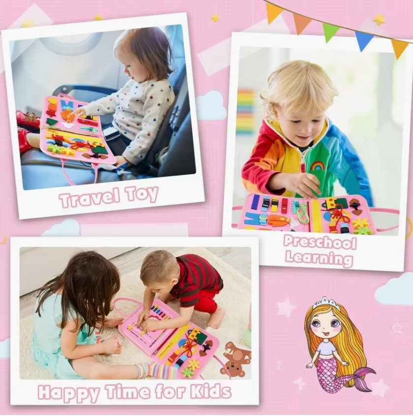 LOLOTREE Montessori-Schreibbrett, sensorisches Spielzeug, Bunt / Mehrfarbig - Bild 4