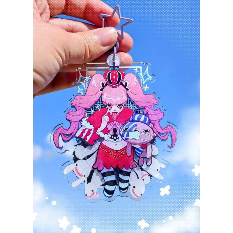 Bandai One Piece Bishoujo Mehrschichtiger Acryl-Schlüsselanhänger, Bunt / Mehrfarbig - Bild 2