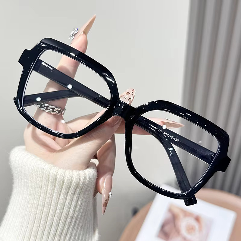 Quadratische Korrektionsbrille mit Blaulichtfilter, Unisex, Vollrand, Kunststoff, kontrastfarben - Bild 3