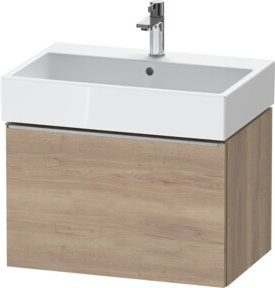 Duravit Waschtischunterschrank D-Neo wandhängend in Braun Matt, B/T: 68,4 x 44,2 cm - Bild 1