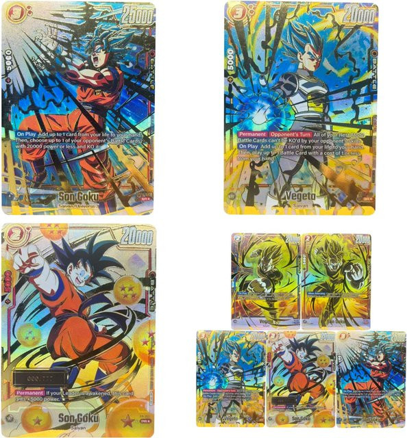 Bandai Dragon Ball DIY Heißpräge-Sammelkarten, Anime-Karten, Bunt - Bild 1
