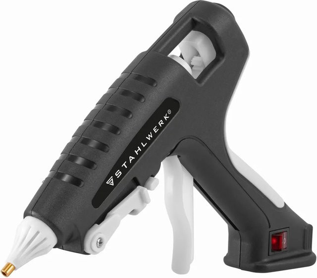 STAHLWERK Heißklebepistole HKP-250 ST mit Rückschlagventil, 250 Watt, 11mm, Schwarz - Bild 1