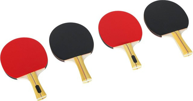 SPORTNOW Tischtennisschläger, Sport, Schwarz, Rot - Bild 1