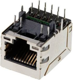 Molex 936263006 STD MXMAG Ethernet LAN Stecker in Grün, Gelb und Silber - Bild 1