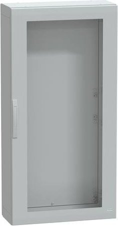 Schneider Electric Polyestergehäuse PLA Verteilungskasten mit transparenter Tür, Grau, B/T/H: 150 x 75 x 32 cm, IP65 - Bild 1