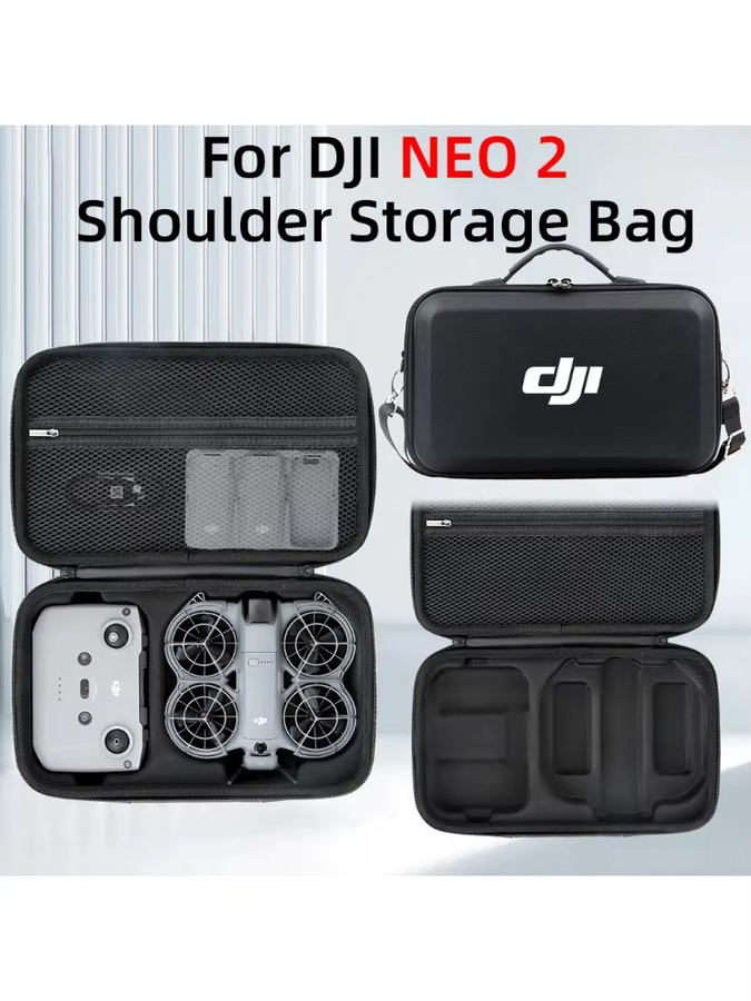 DJI Neo 2 Tragbare Reise-Tragetasche Graue Modische Aufbewahrungstasche und Drohnen-Zubehör-Koffer - Bild 4