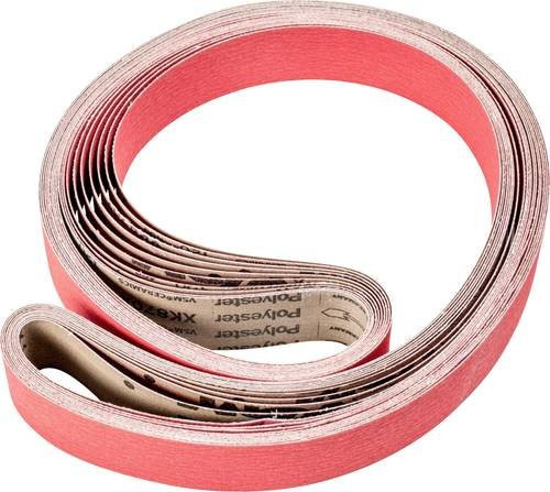 PFERD Keramikkorn Schleifband CO-COOL 120 für Edelstahl-Schliff, 10 Stück, B: 50 mm, L: 2000 mm - Bild 1