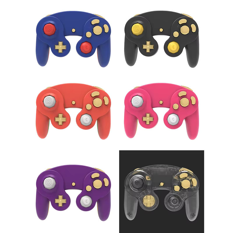 DATA FROG Ersatzgehäuse für klassische Retro-Konsolen-Controller mit Tasten, Multicolor - Bild 3