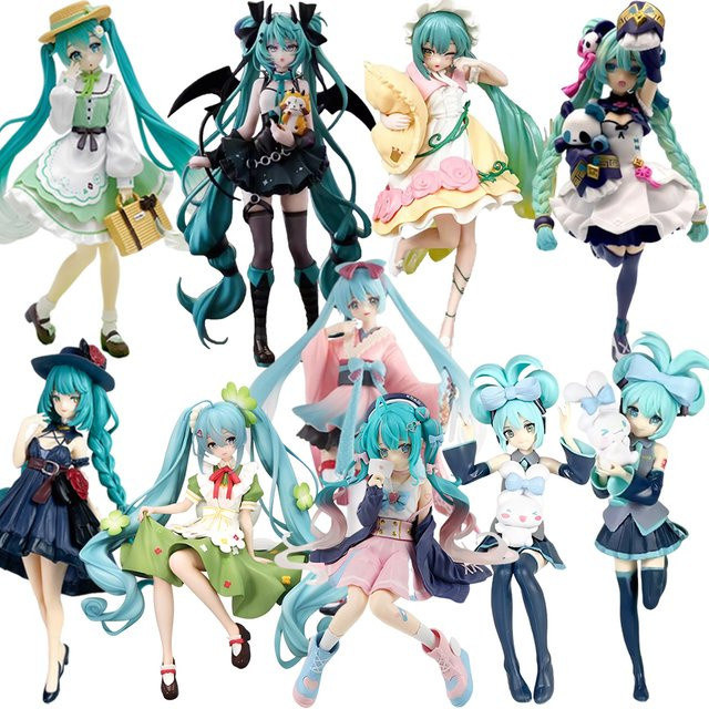 Bandai Hatsune Miku Kimono Pastoralfigur, PVC-Modell - Bild 1