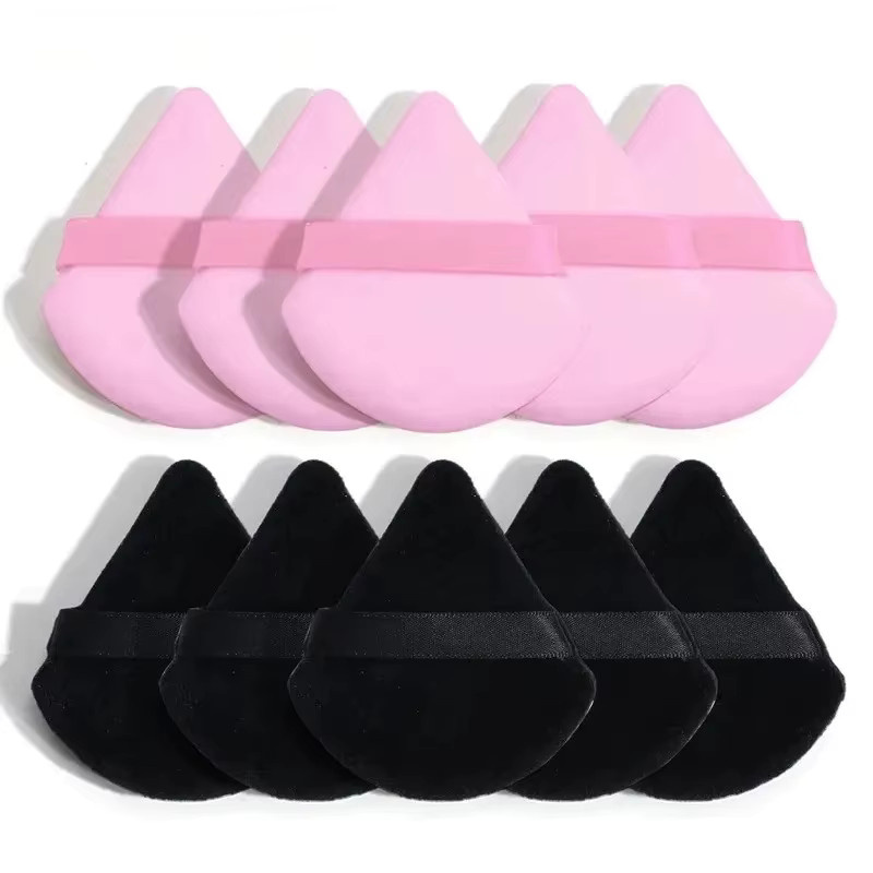 CNKESS Puderquaste, 10 Stück, dreieckig, Plüsch, Unisex - Bild 2