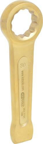 KS Tools Schlag-Ringschlüssel aus Aluminium-Bronze in Gold, Schlüsselweite: 30 mm - Bild 1