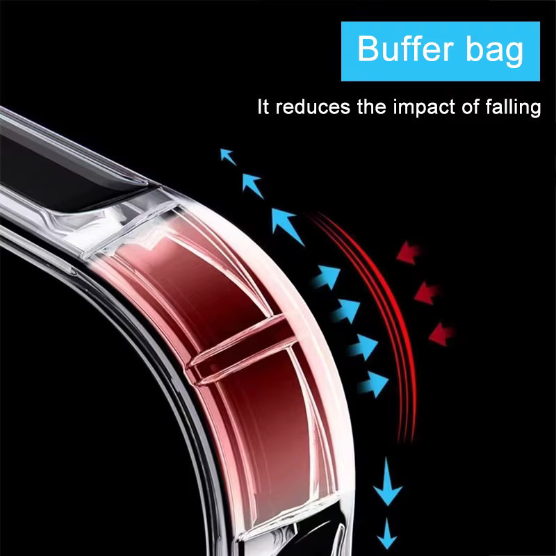 Stoßfeste Air-Bag Silikon Handyhülle für Xiaomi Redmi 13C in Transparent - Bild 1