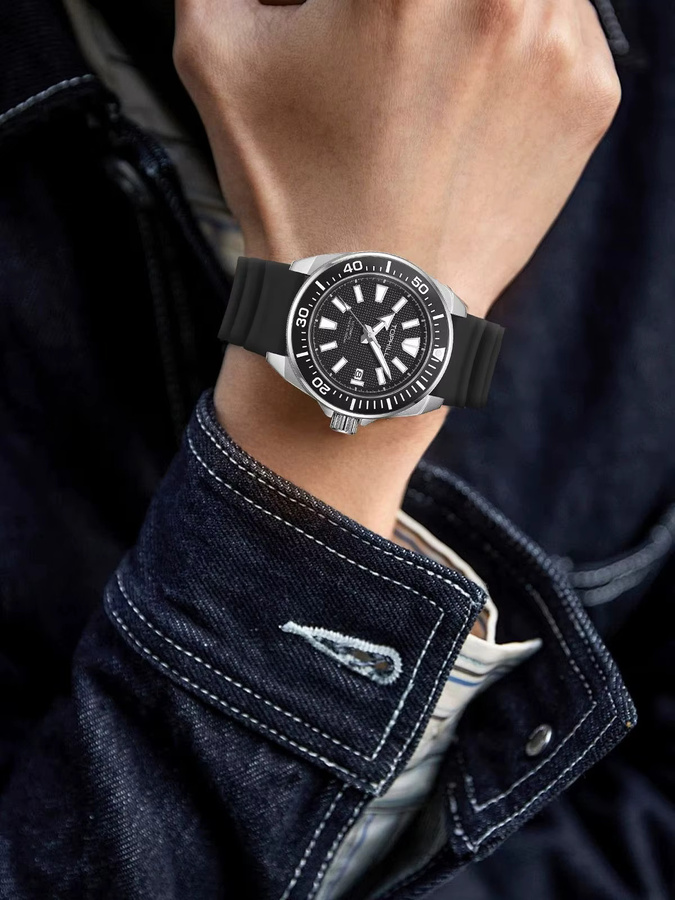 TOPHILL Armbanduhr Automatik, Edelstahl, Blau, Saphirglas, Herren - Bild 6