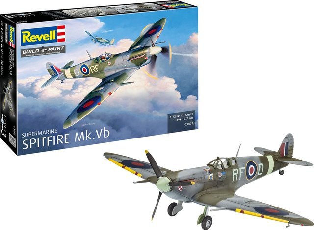 Revell Supermarine Spitfire Mk.Vb, Modellbau, 1:72, ab 10 Jahren - Bild 2