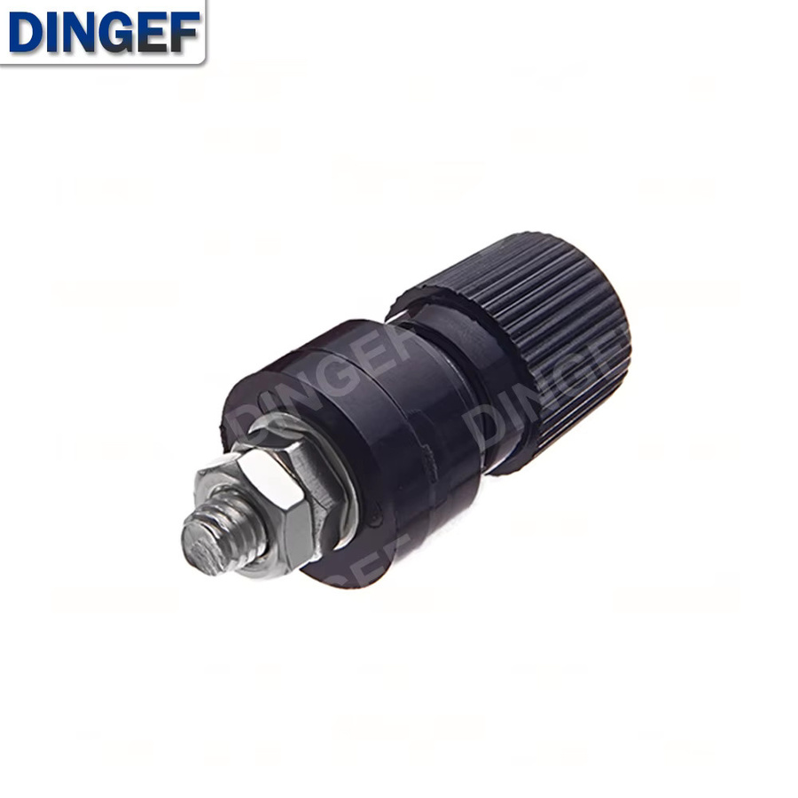 DNIGEF 2er-Set Kupfer-Anschlussklemmen 6mm mit M6 Messing-Terminals für Netzteil und Schweißmaschine - Bild 2