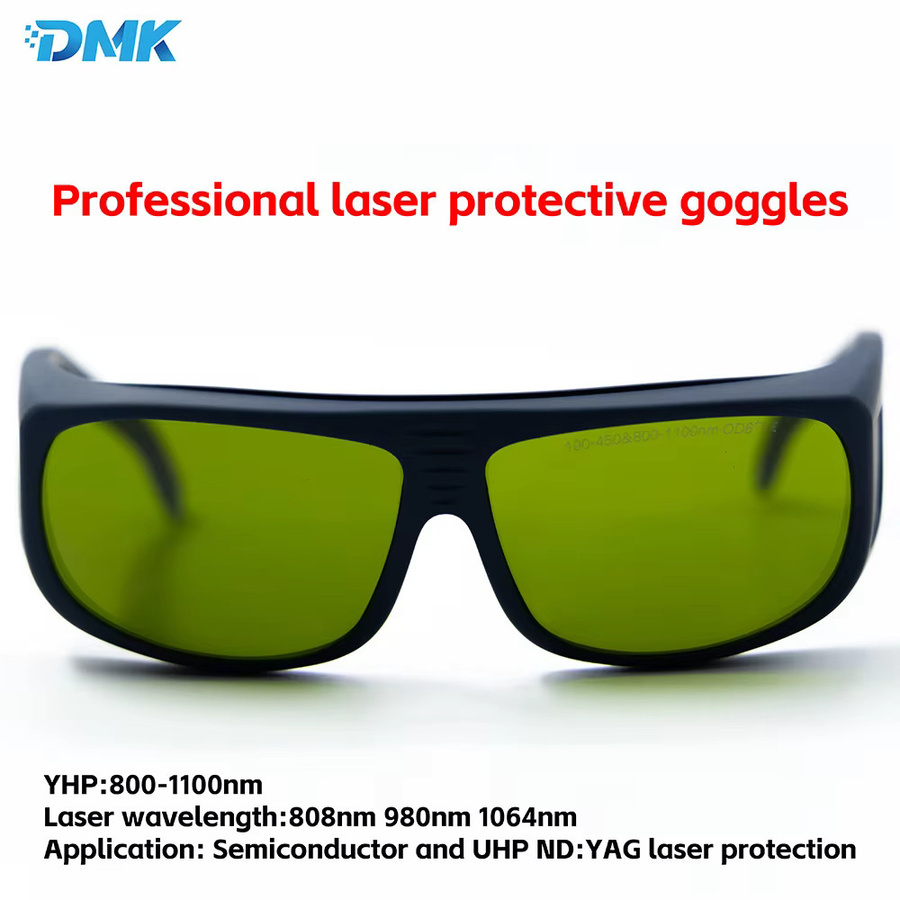 Qilin Laserschutzbrille für Faserlaser 800-1100nm OD8 CE-zertifiziert in Weiß und Braun - Bild 2