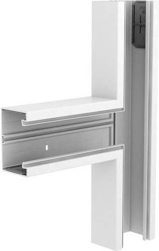 OBO Bettermann T-Stück für Geräteeinbaukanäle, Reinweiß, B: 110 mm, T: 70 mm - Bild 1
