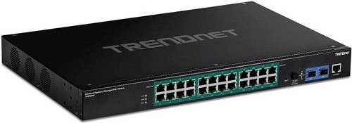 TrendNet TI-RP262i 26-Port Industrial Managed Netzwerk Switch Ethernet/LAN Schwarz - Bild 1