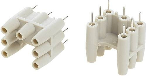 HARTING Leiterplattenadapter 09120009908 in Weiß aus Kunststoff - Bild 1