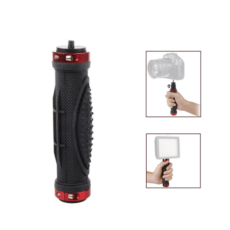 GoPro Grip Stabilisator Handheld Stativ mit 1/4 Zoll Schraube in Schwarz für GoPro 12, 11 und Action Kameras - Bild 2