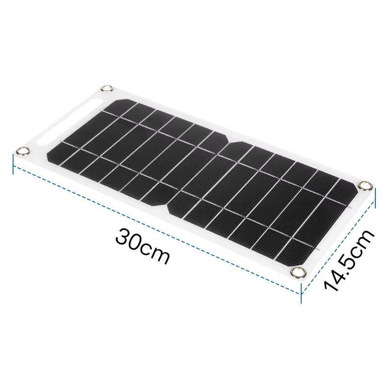 luxuglow 35W Sunpower Tragbares Solarpanel mit USB-Stabilisator für Powerbank und Smartphone, ideal für Outdoor, Camping und Wohnmobile - Bild 6