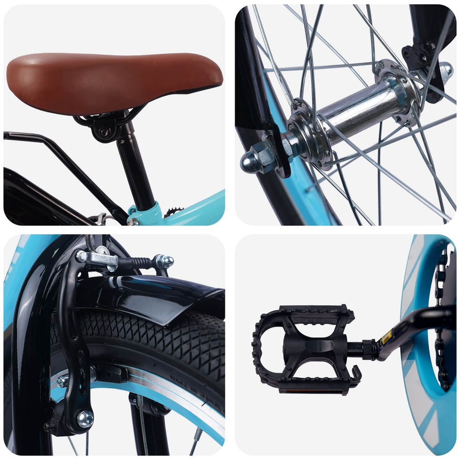 vidaXL Kinderfahrrad 18 Zoll Himmelblau - Bild 3