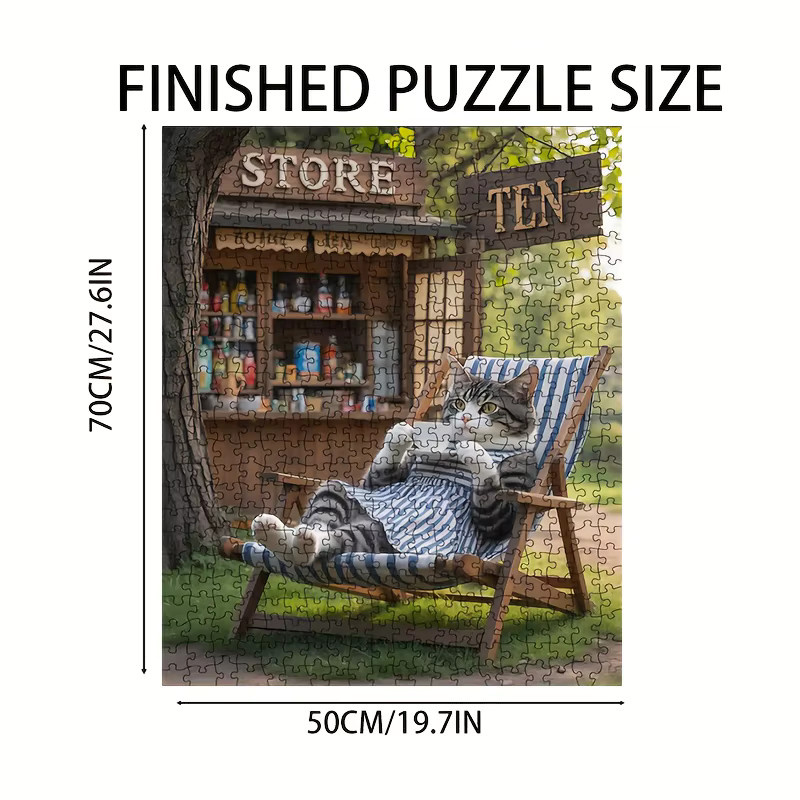 MaxRenard Katzenmotiv Puzzle, 1000 Teile, ab 14 Jahren - Bild 4