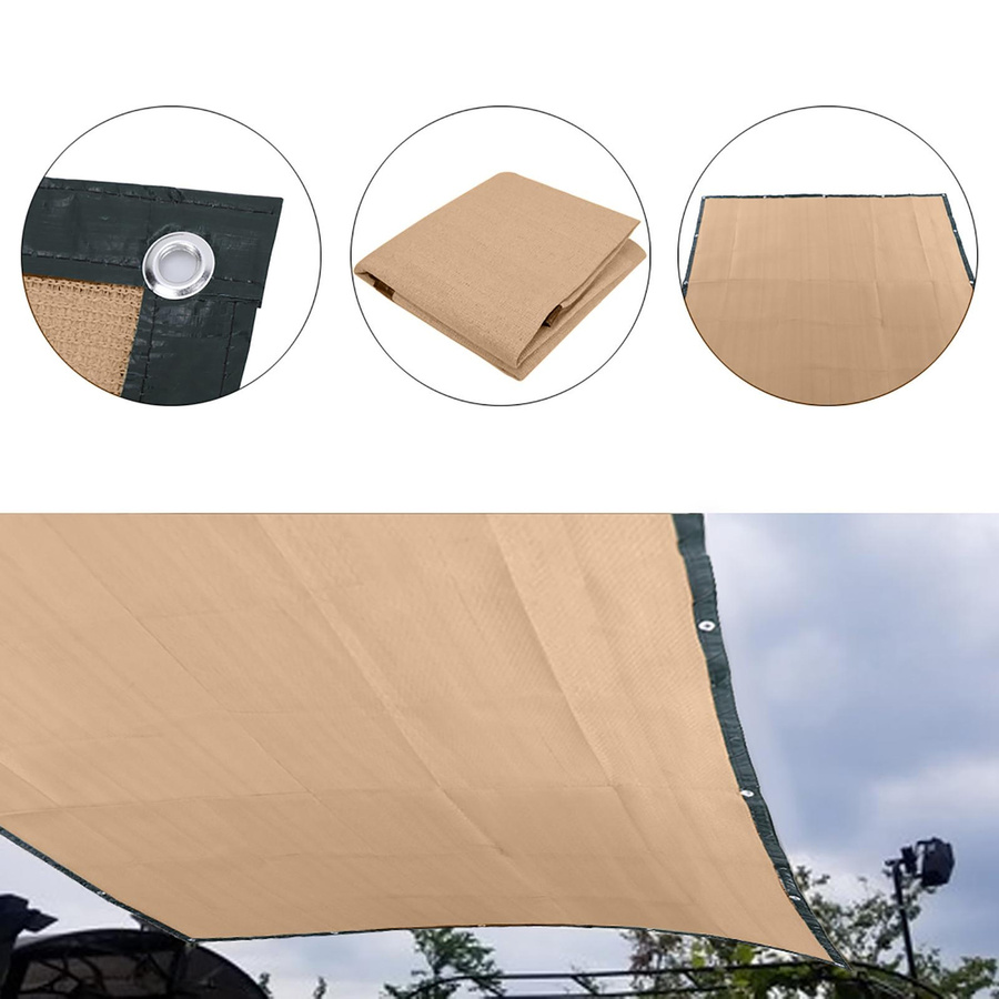 CosyHome Sonnenschutznetz aus HDPE für Garten und Balkon, B/B: 2 x 2 m - Bild 4