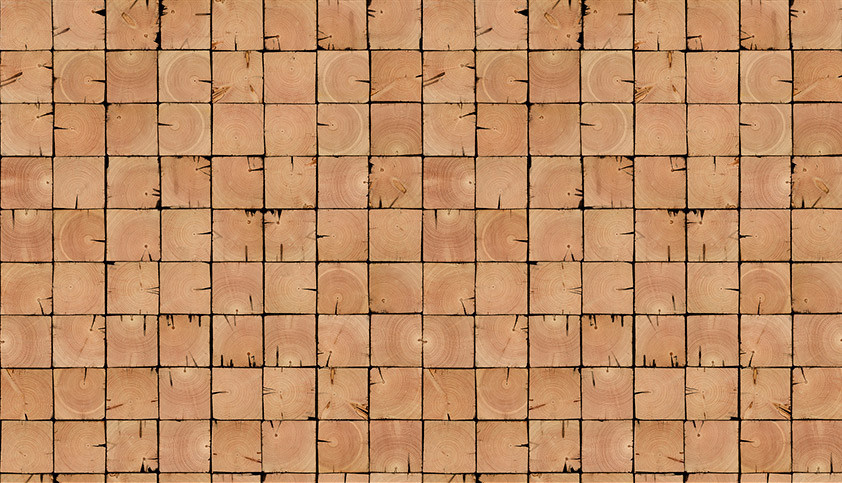 NLXL Tapete Scrapwood 09 PHE-09 in Beige und Braun mit geometrischem Design aus Vlies - Bild 1