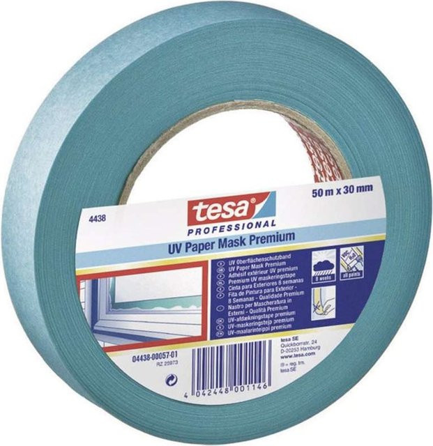 TESA Kreppband Blau Acryl, Breite: 19 mm, Länge: 50 m - Bild 1