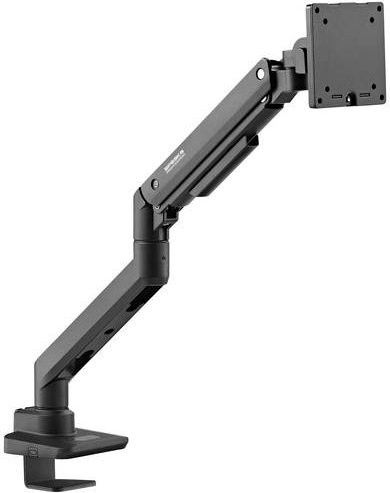 SpeaKa Professional Monitorhalterung SP-MM-970 für 1 Display, 43,2 cm bis 124,5 cm, Schwarz, höhenverstellbar und neigbar - Bild 1