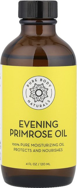 Pure Body Naturals Nachtkerzenöl, 120 ml, Gamma-Linolensäure - Bild 1