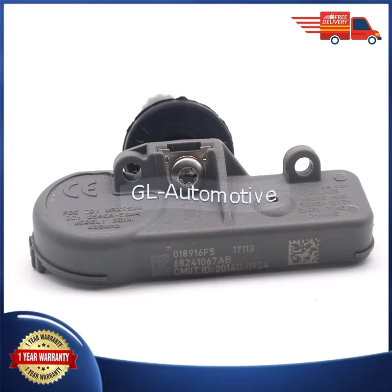 4er-Set GANGLE TPMS Reifendrucksensoren für Jeep Wrangler JK 2014-2018, 433MHz, Teilenummer 68241067AB 68241067AA - Bild 2