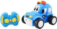 VEDES Fernsteuerbares Polizei-Plüschfahrzeug in Blau für Kinder ab 3 Jahren - Bild 1