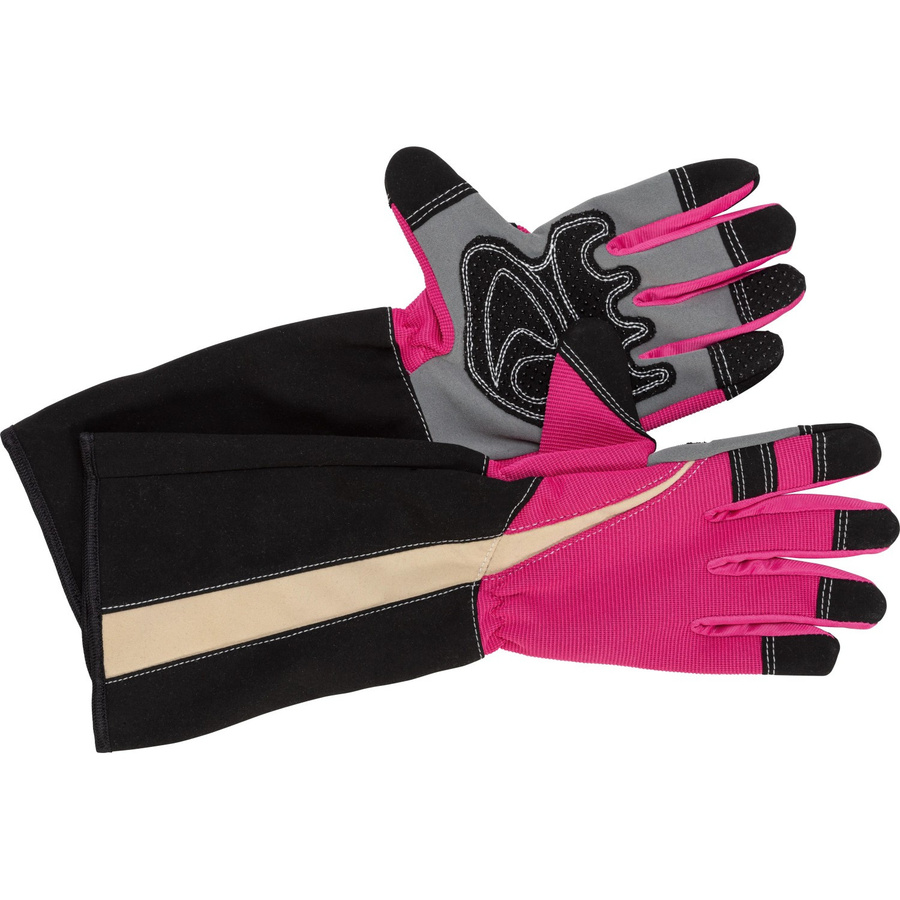 Rosenhandschuh Benoppung in Pink, Größe 8 - Bild 2