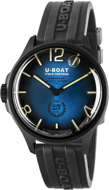 U-Boat Armbanduhr, Quarz, Edelstahl, 46 mm, Herren, Blau - Bild 1