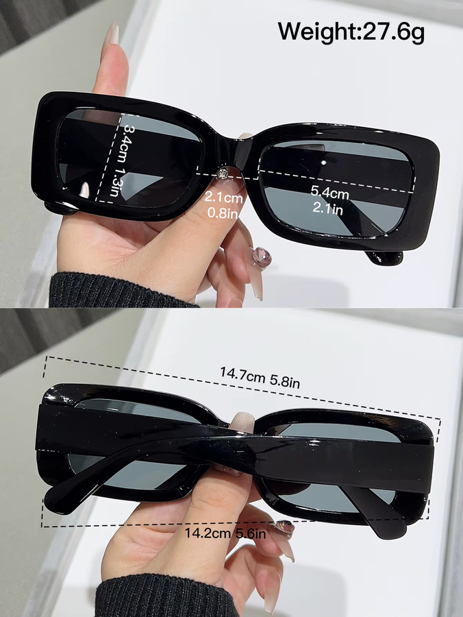 CAIPAI Sonnenbrille, Vollrand, Kunststoff, Schwarz, Damen - Bild 3