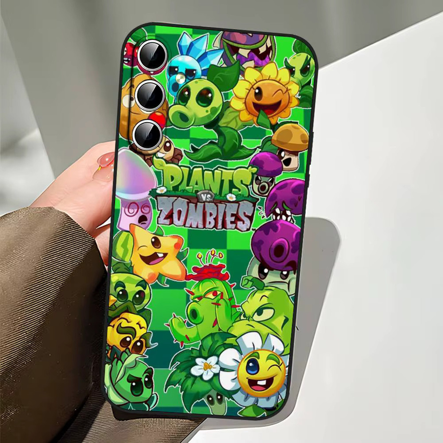 Plants Vs. Zombies Soft Cover Handyhülle für Samsung Galaxy S21 S22 S23 S24 S25 S26 Ultra FE Plus 5G A52S in Multicolour - Bild 4