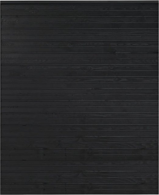 Sichtschutzzaun PLUS Plank aus Nadelholz in Schwarz, Höhe: 174 cm, Breite: 203 cm - Bild 1