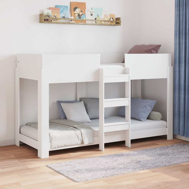 Etagenbett für Kinder von VD Home Furnishing in Weiß mit modernem Design aus Spanplatte, Breite: 75 cm, Länge: 190 cm - Bild 1